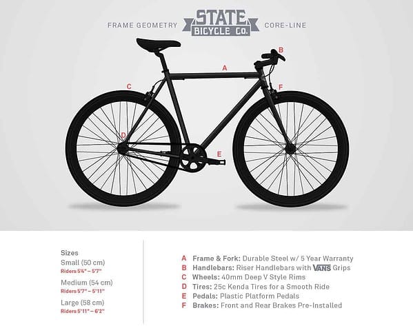 State Bicycle Fixed Gear Core Line Wyldcat-2385