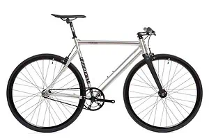 State Bicycle Co Fixed Gear Bike Black Label v2 - Raw Aluminum-6550