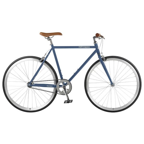 Retrospec Harper Fixie & Singlespeed Bike - Navy